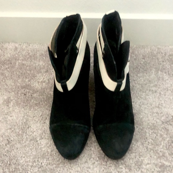 Rag and Bone Harrow Boots Black and White 8 - Picture 5 of 8
